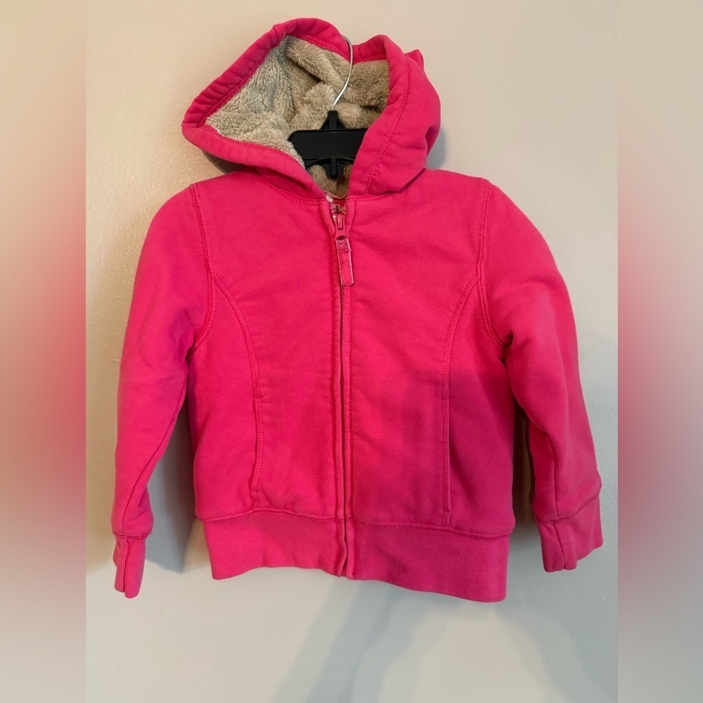 L.L. Bean Bright Pink Fleece-Lined Jacket